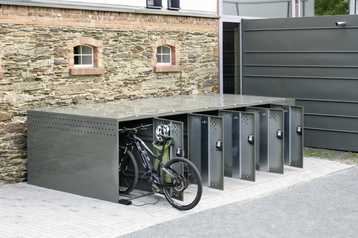 Fahrradgaragen Ebike Ladestation