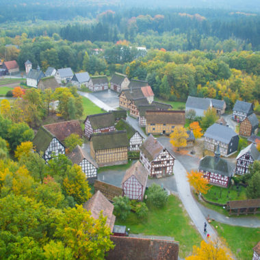 Baugruppe Mittelhessen im Herst von oben