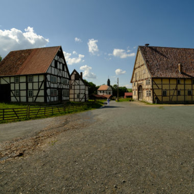 Häuserensemble in der Baugruppe Nordhessen