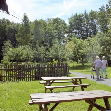 Nutzung der Museums-Wege mit Rollatoren