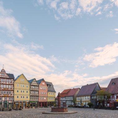 Blick auf den Marktplatz