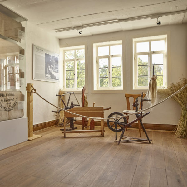 Dauerausstellung im Textilhandwerkshaus