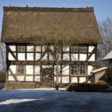 Haus aus Nieder-Gemünden im Winter