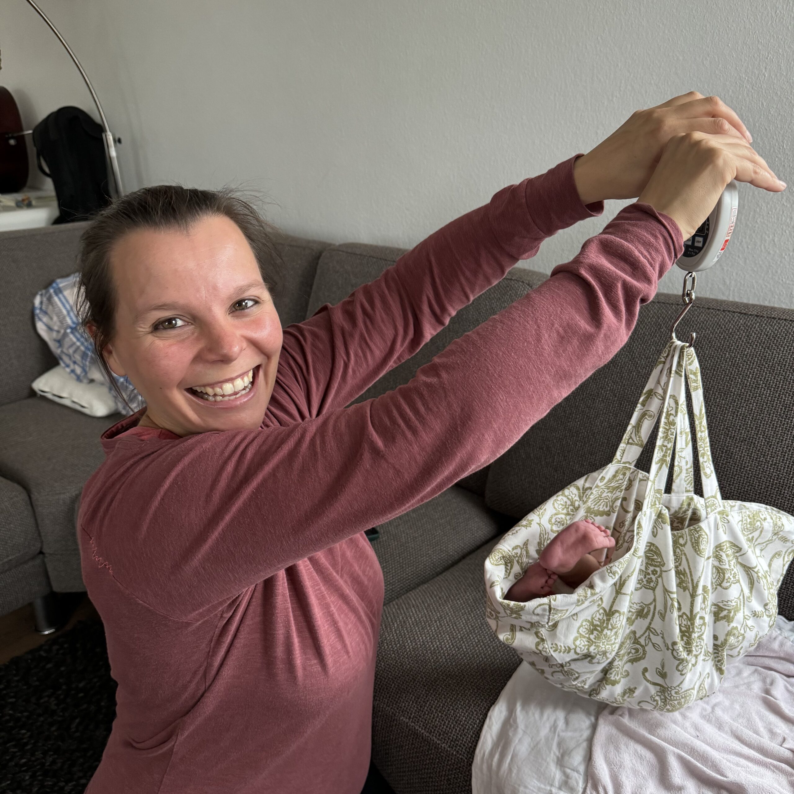 Hebamme bei der Arbeit