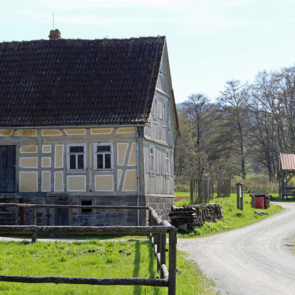 Die Hofanlage aus Mittelkalbach in der Baugruppe Osthessen